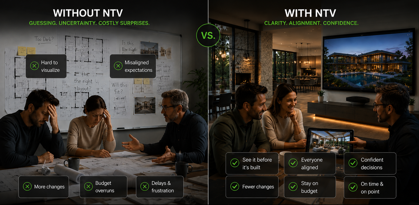 Design clarity with NTV technology